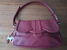 ? ??? Radley BNWOT  'Cheadle' Collection Berry Red Leather Shoulder Bag