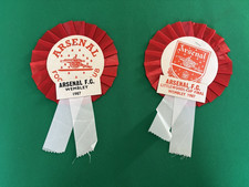 Vintage Arsenal  Rosettes from 1987