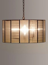 JOHN LEWIS RHEA PENDANT CEILING LIGHT NO CRACKED PANELS