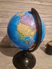 Rotating World Globe, 18cm