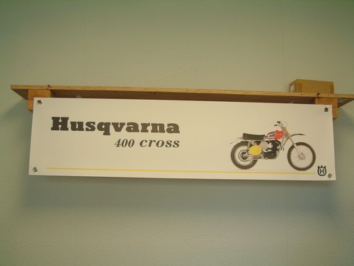 Husqvarna 400 cross banner - husqvarna,