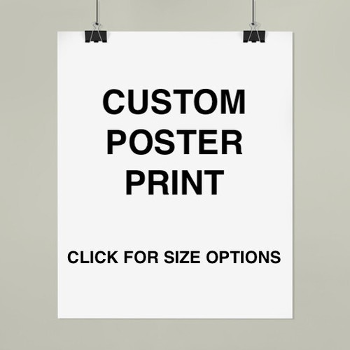 Custom poster printing - poster,