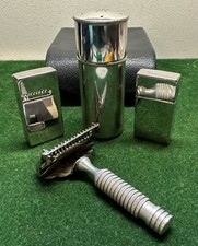 ORIGINAL GILLETTE CASED EVER READY SINGLE EDGE? RAZOR AND BRUSH HOLDER(S)?