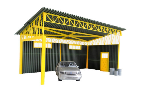 Open garage metal sheet - garage, 'metal''