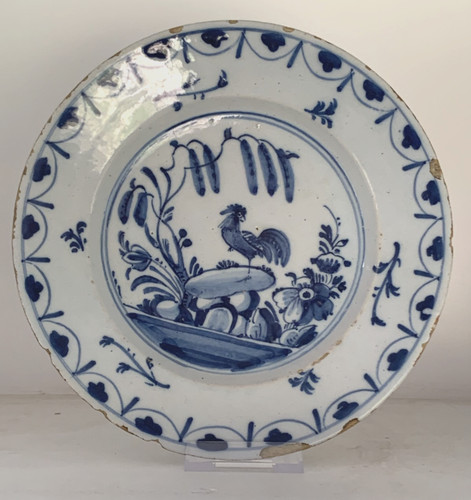 18th delftware tin glazed - -,