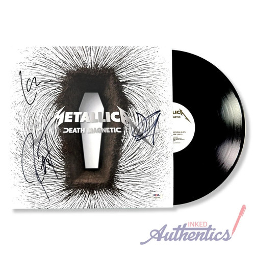 Metallica signed autographed - metallica,