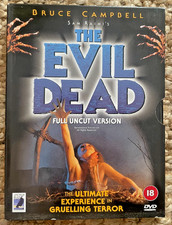 THE EVIL DEAD UK Slipcase DVD 2001 Sam Raimi FULL UNCUT VERSION DPP VHS NASTY