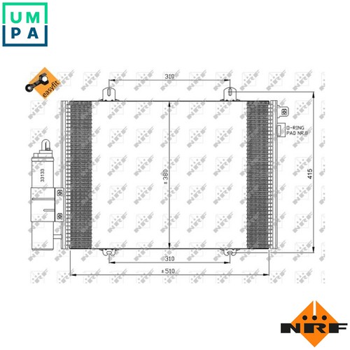 Condenser air conditioning - air,