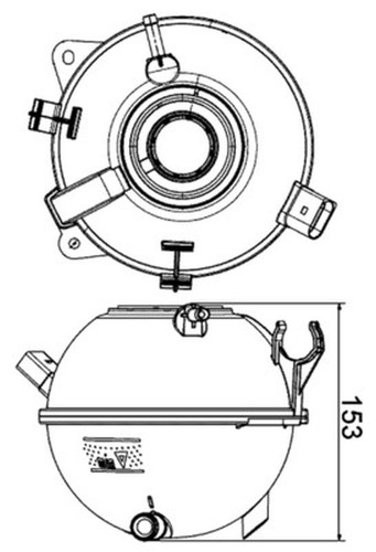 Mahle expansion tank - expansion,