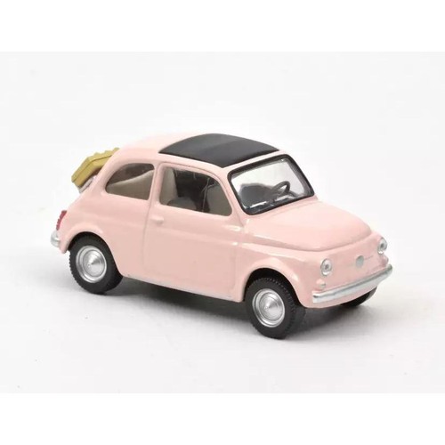 Norev fiat 500f 1965 - norev, pink