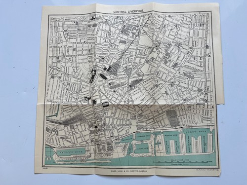 Vintage city map central - of,