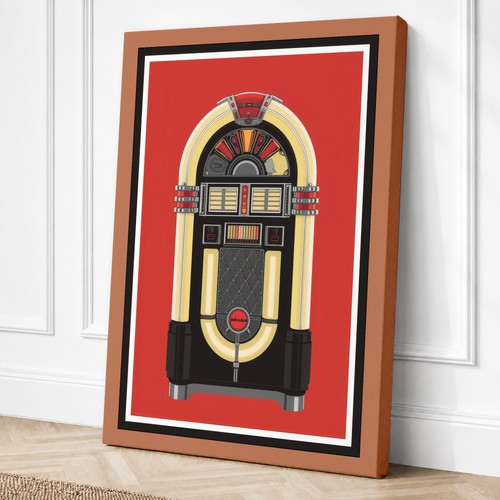 Vintage jukebox art - vintage,
