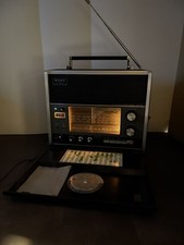 SONY CRF-200 Solid State 13 Band Radio Receiver Power On Tested Only As Is JP