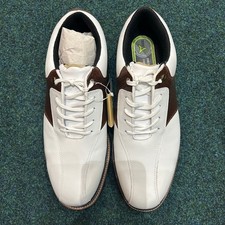Hi-Tec CDT Custom Comfort Elegance Golf Shoes Men's White/Tan Python/Black UK 10