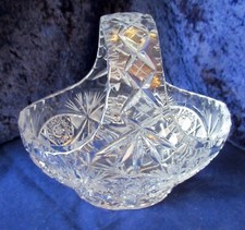 Vintage Retro Lead Crystal Cut