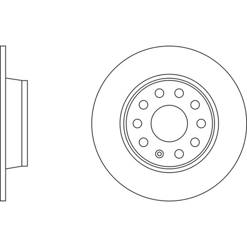 Brake discs solid for - discs, vw