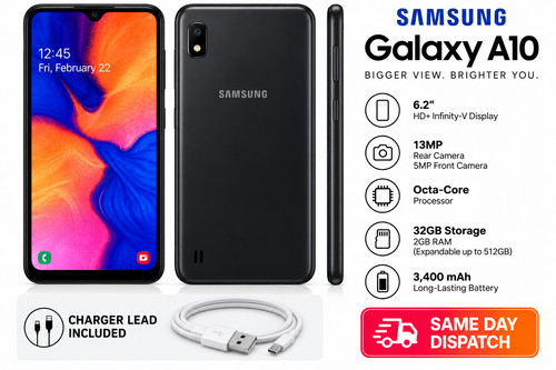 Samsung galaxy a10 - 32gb, black