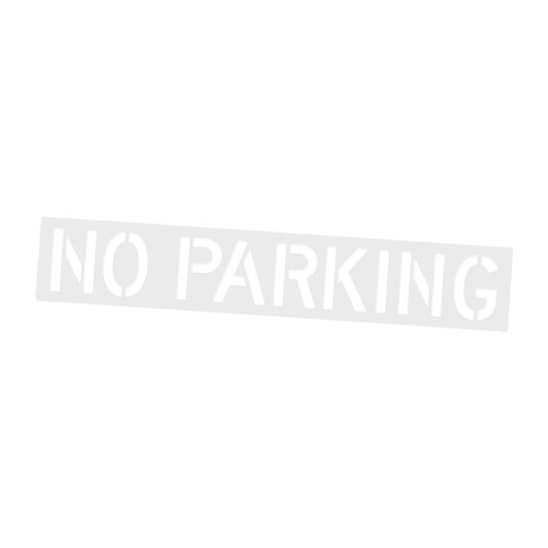 Parking stencil road - parking,