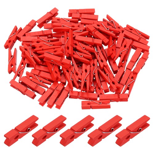 100pcs wooden clothespins 4 - 100pcs,