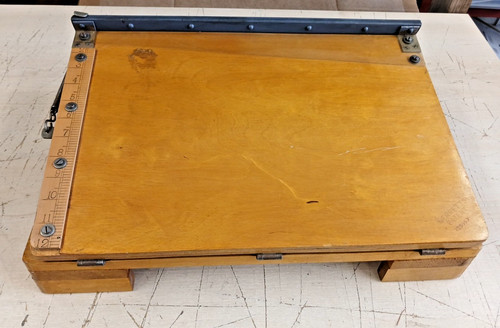 Vintage merretts wooden desk - wooden,