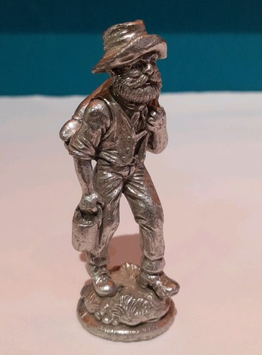 Vintage pewter swagman - oz,