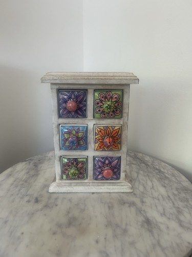 Vintage wood ceramic - wood, &
