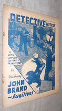 DETECTIVE WEEKLY. APRIL 24th 1937. CRIME & MYSTERY STORY MAGAZINE. ILLUSTRATED