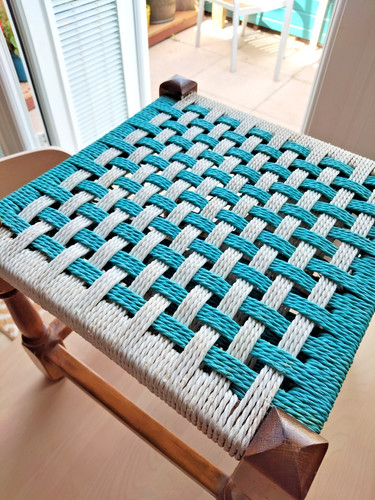 Mid century oak woven - mid,