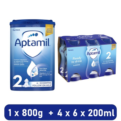Aptamil follow baby milk - 2, on
