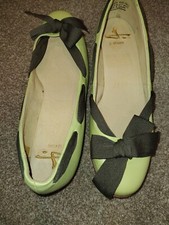 J. Shoes Green All Leather And