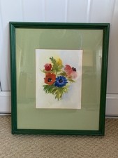 Framed Floral Watercolour