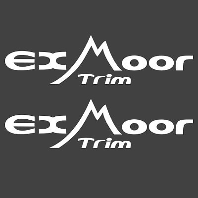 Exmoor trim pair stickers - exmoor,