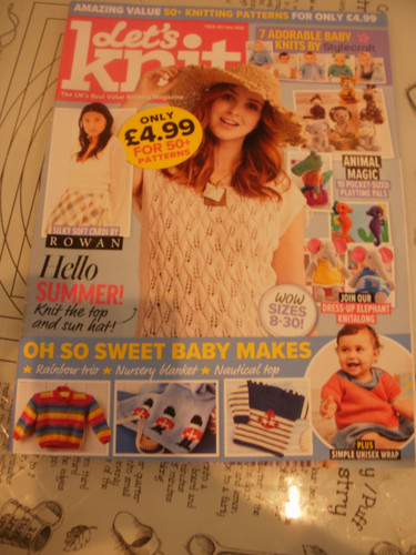 Lets knit magazine issue - lets, june