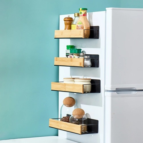 Magnetic fridge storage - magnetic, shelf