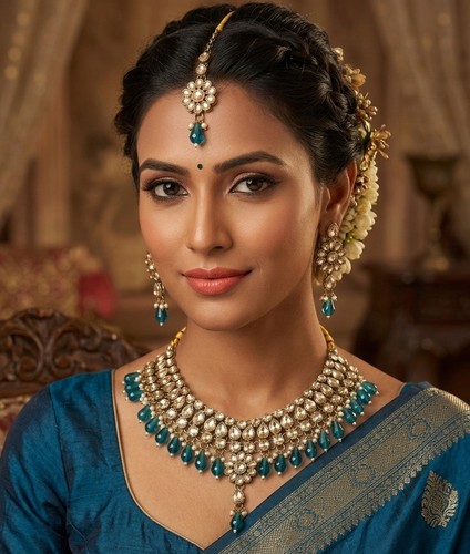 Teal indian bollywood - indian, bridal