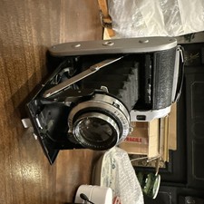 Ensign Autorange 820 Folding Camera W/ 105mm f3.8 Ross Lens Rare Camera Working