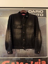 Supreme Distressed Selvedge Trucker Jacket Black Small FW25