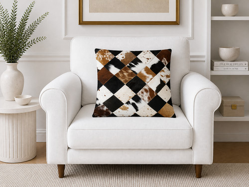 Genuine cowhide cushion cover - cowhide,