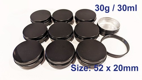 10pcs 30ml black aluminum - 30ml,