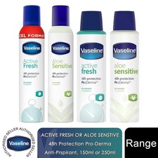 Vaseline ProDerma Antiperspirant Deodorant, Pack of 3 or 6, 150ml
