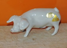 Royal Dux China Pig  stands 10 cms long