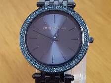 Ladies Blue Steel Michael Kors MK3417 Slim Darci Midnight Blue Sunray Watch