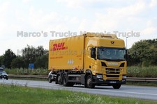 Truck Photo Scania R 410 Suitcase Truck Germany Yellow DHL Excellence. Simply #l5wj