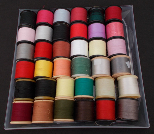 Vintage plastic cotton reels - plastic,