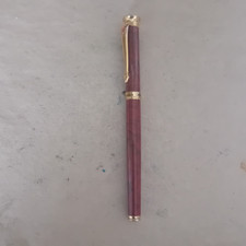 Vintage Miyota Fountain Pen Red marble Gt Iridium Nib