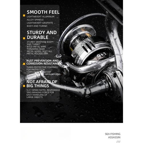 For saltwater reel with - with, 9+1