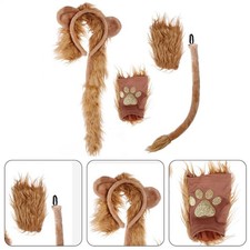 Lion Plush Costume Set Brown