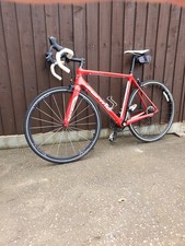 Forme Carbon Fibre Lightweight Road/Track/race bike axe edge 2.0 red