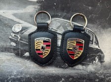 Two Genuine Porsche keyrings keychain Cayman 911 Macan Cayenne 912 901 944 S2