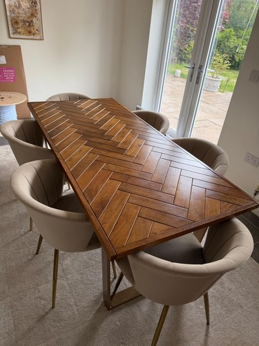 Dunelm dining table and - dining, chairs